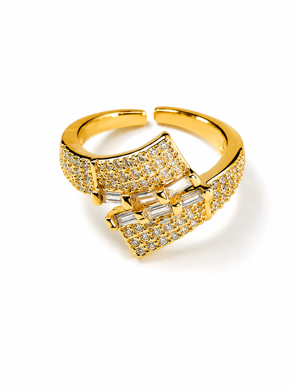 Anillo Triple Pavé 1