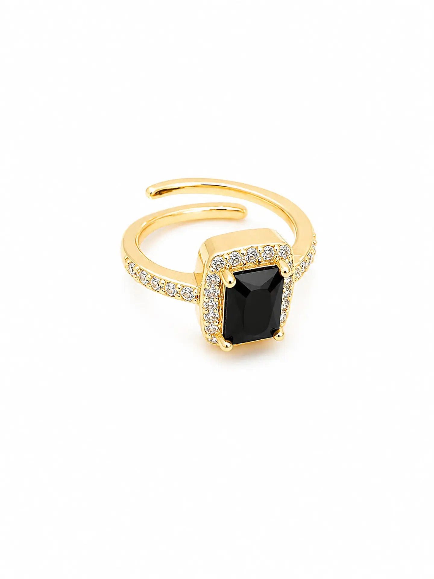 Anillo Rectangular Ónix 1