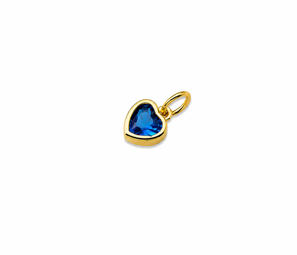 Dije Corazón Cristal Color 5
