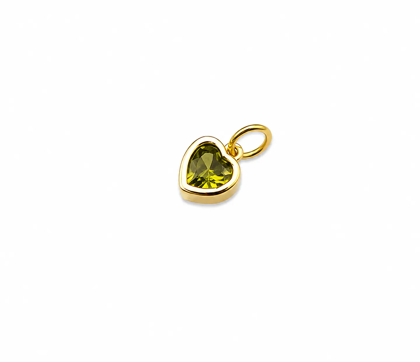 Dije Corazón Cristal Color 6