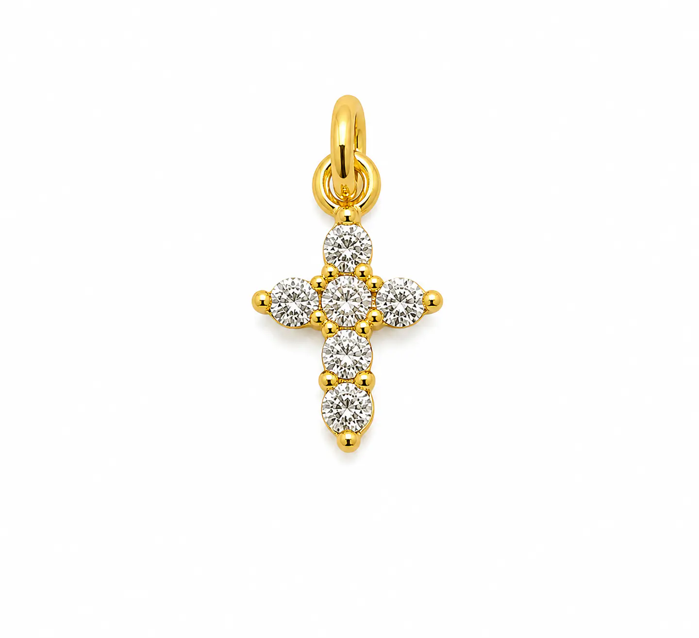 Dije Cruz Mini Brillante 1