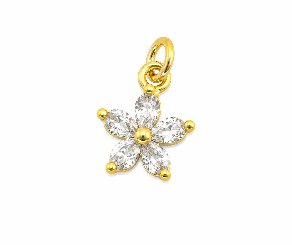Dije Flor Cristal 1