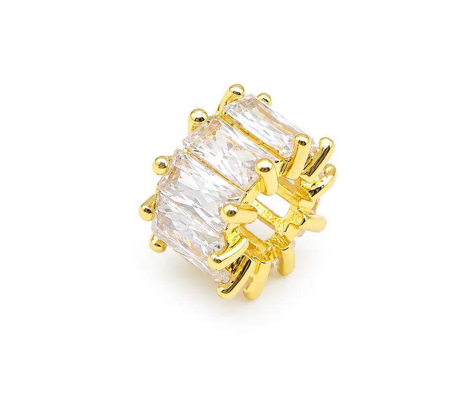Dije Separador Cristal Baguette 1