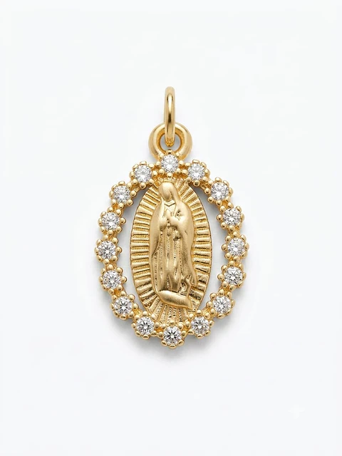 Dije Virgen Milagrosa Ovalada