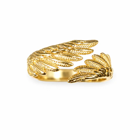 Anillo Alas Doradas