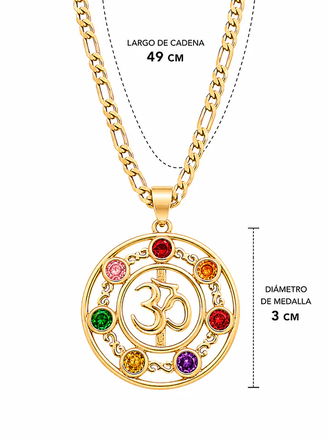 Collar Om Chakras
