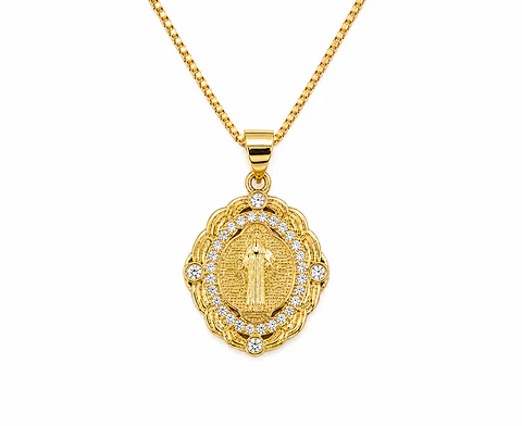Collar San Benito (Incluye cadena)