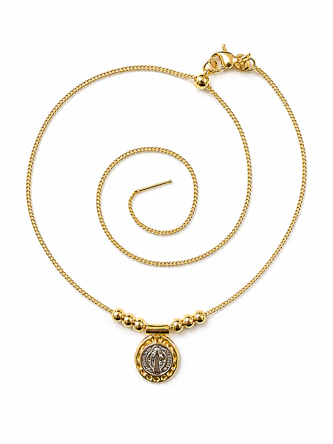 Collar Medalla San Benito 