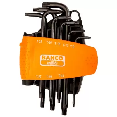 Juego de Llave Allen hexagonales punta Torx 8pzas BE-9575 Bahco