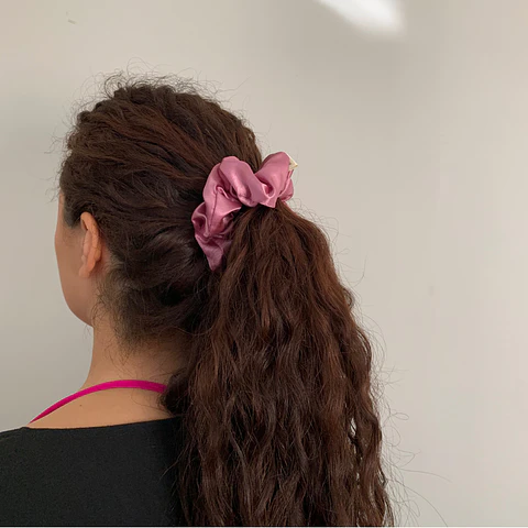 Scrunchie mini mantequilla