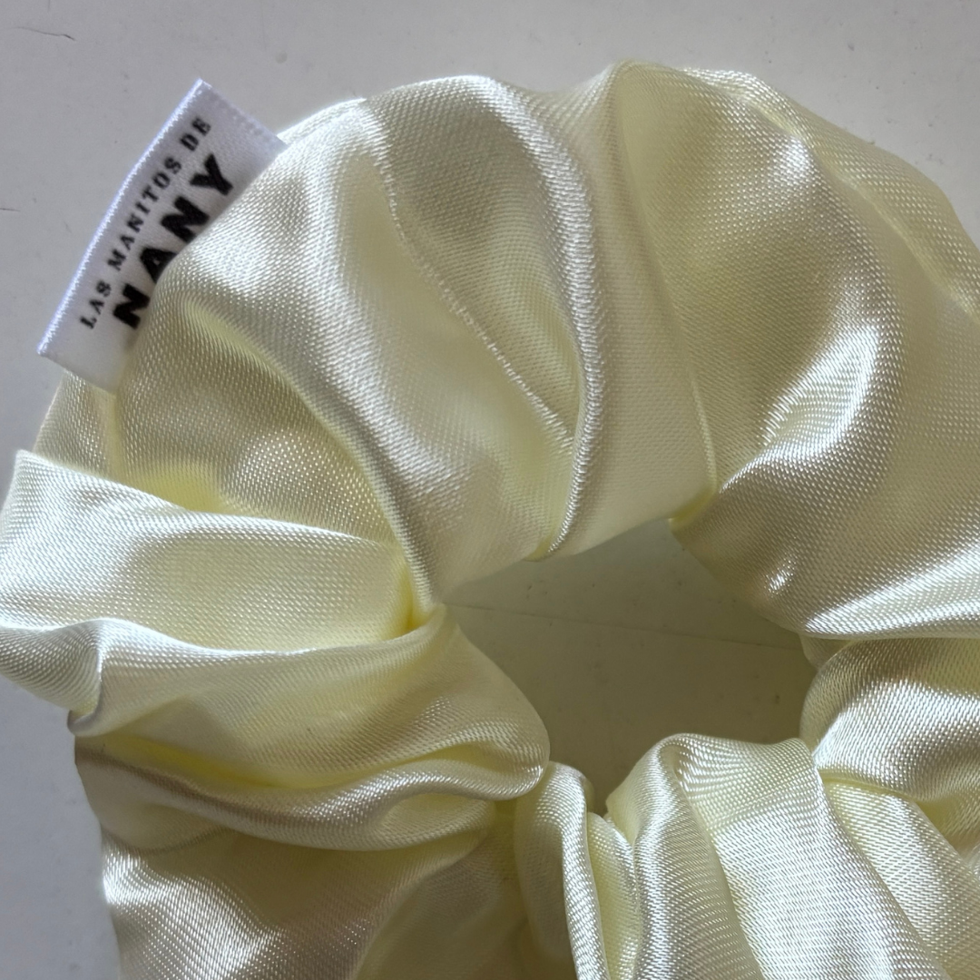 Scrunchie mini champaña 1