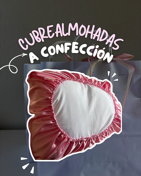 Set cubrealmohadas de satín 50x70 cm - A confeccionar