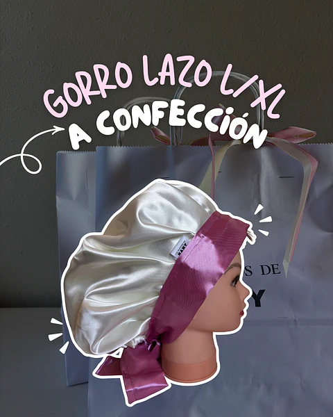 Gorro con lazo l/xl - a confeccionar