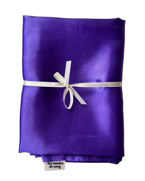 Fundas de satín 50x70 cm morado