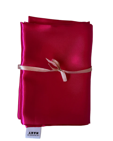 Fundas de satín 50x70 cm fucsia