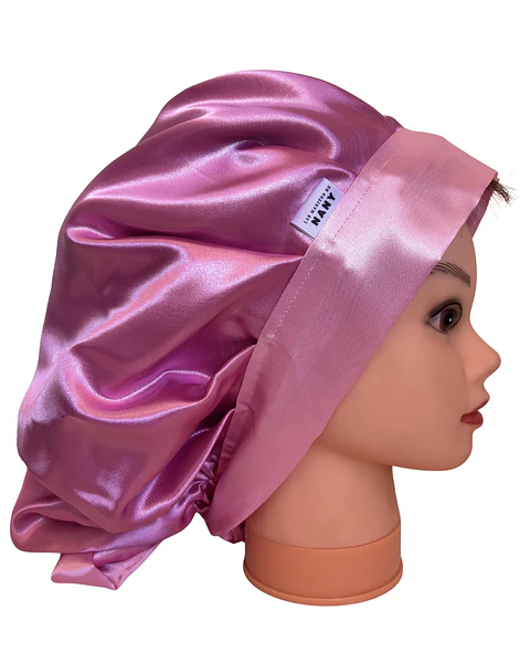 Gorro con lazo L/XL rosa/rosado bebé