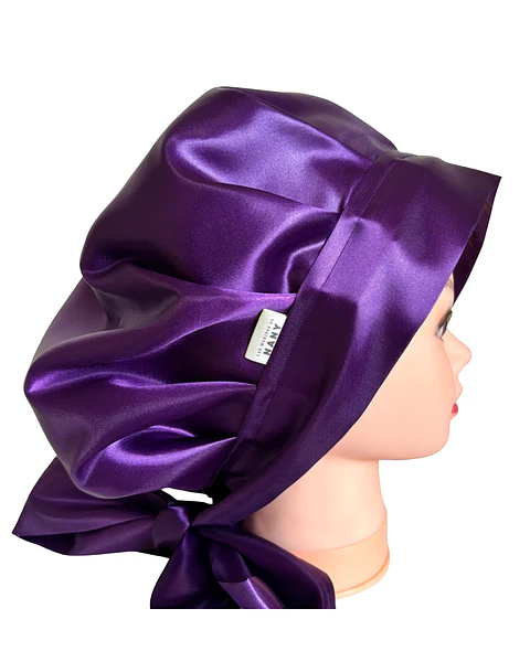 Gorro con lazo S/M guinda