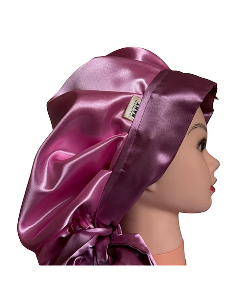 Gorro con lazo L/XL rosado/rosa