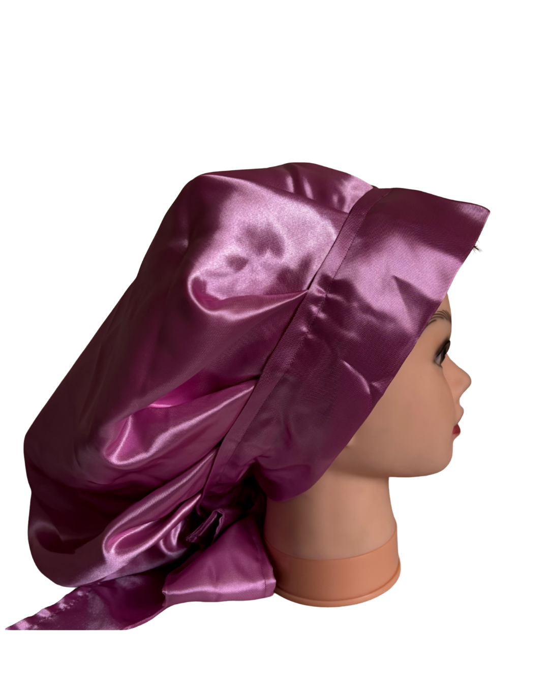 Gorro con lazo L/XL rosa 1