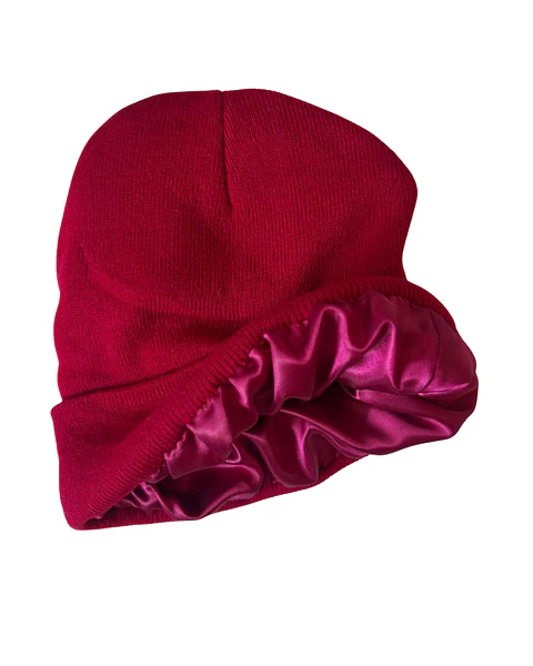 Gorro de invierno burdeo 