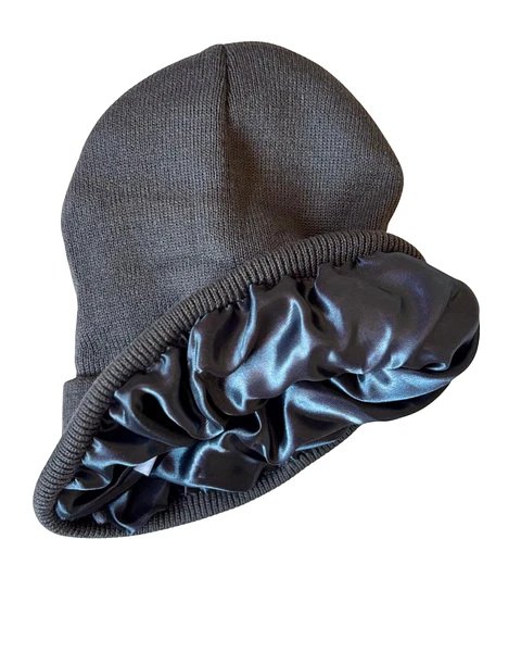 Gorro de invierno gris