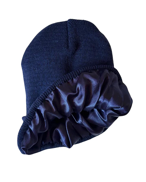 Gorro de invierno azul marino