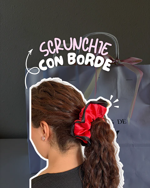Scrunchies con borde