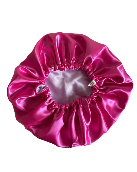 Gorro con elástico L/XL fucsia/lila