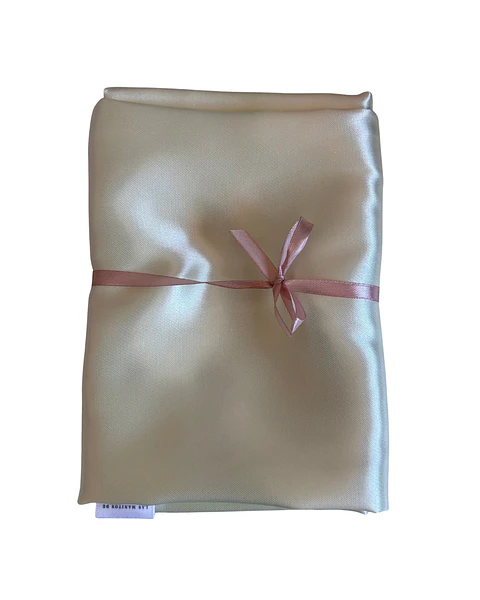 Funda de satín 50x90 cm champaña