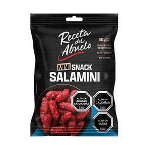 MINI SNACK SALAMINI 50 GRS