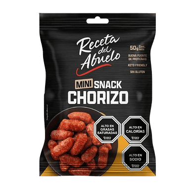MINI SNACK CHORIZO 50 GRS 1