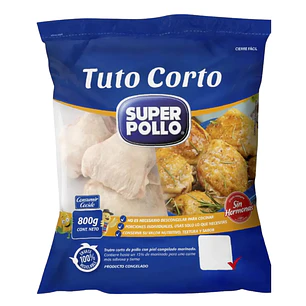 TRUTRO CORTO POLLO CONGELADO 800 GR SUPER POLLO