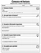 Conozco mi Lectura - Ficha de Comprensión Lectora | Recurso Gratis - Miniatura 3