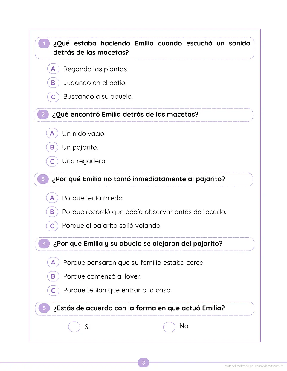 Precursores de la Lectura – Impulso Lector 2° Básico | Cuadernillo N.º 1 3
