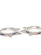 Aros Madison Silver Rainbow - Miniatura 1