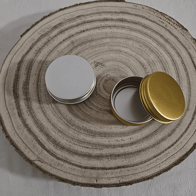 Frasco metal para velas