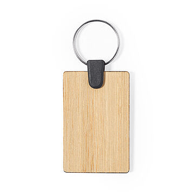 Porta chaves retangular detalhe preto