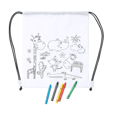 Mochila para colorir