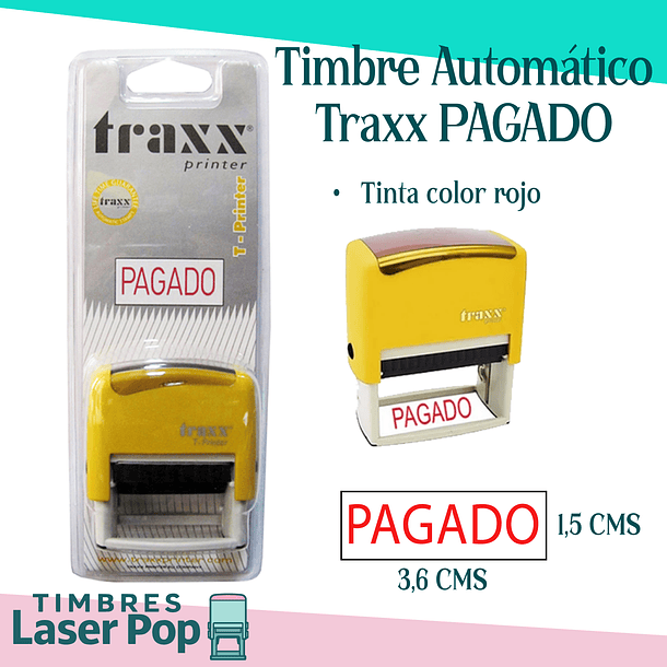 Timbre PAGADO TRAXX