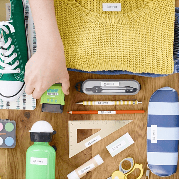 Timbre Stamp & Stick Trodat - Para marcar ropa y artículos (escolares, jardines, etc) 7