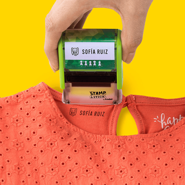 Timbre Stamp & Stick Trodat - Para marcar ropa y artículos (escolares, jardines, etc) 4