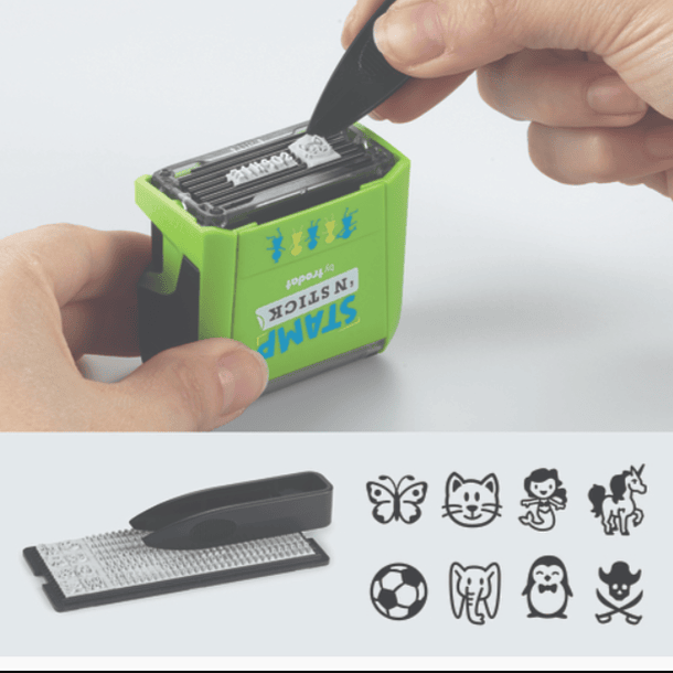 Timbre Stamp & Stick Trodat - Para marcar ropa y artículos (escolares, jardines, etc) 2