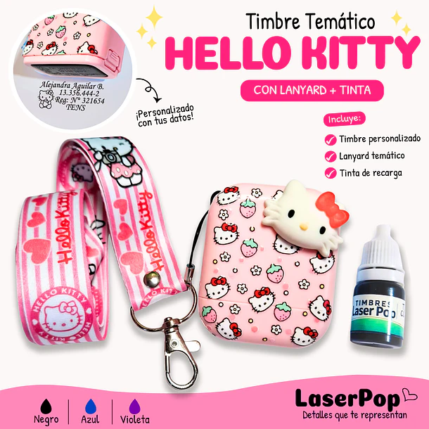 Pack 2 Timbres Temáticos Personalizados 5