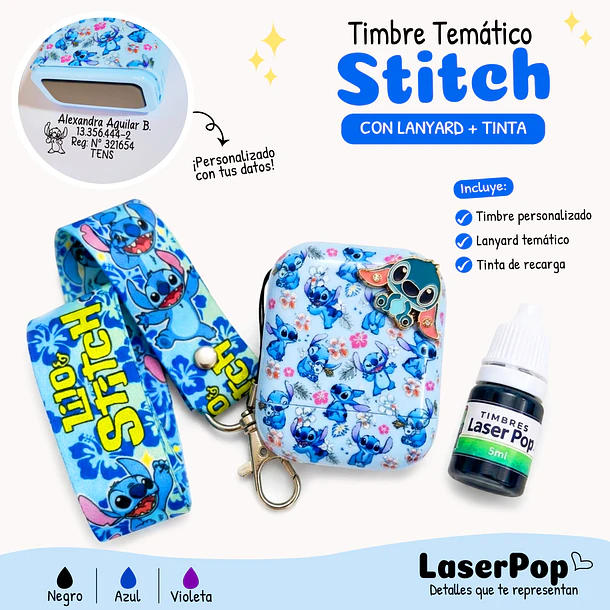 Pack 2 Timbres Temáticos Personalizados 2