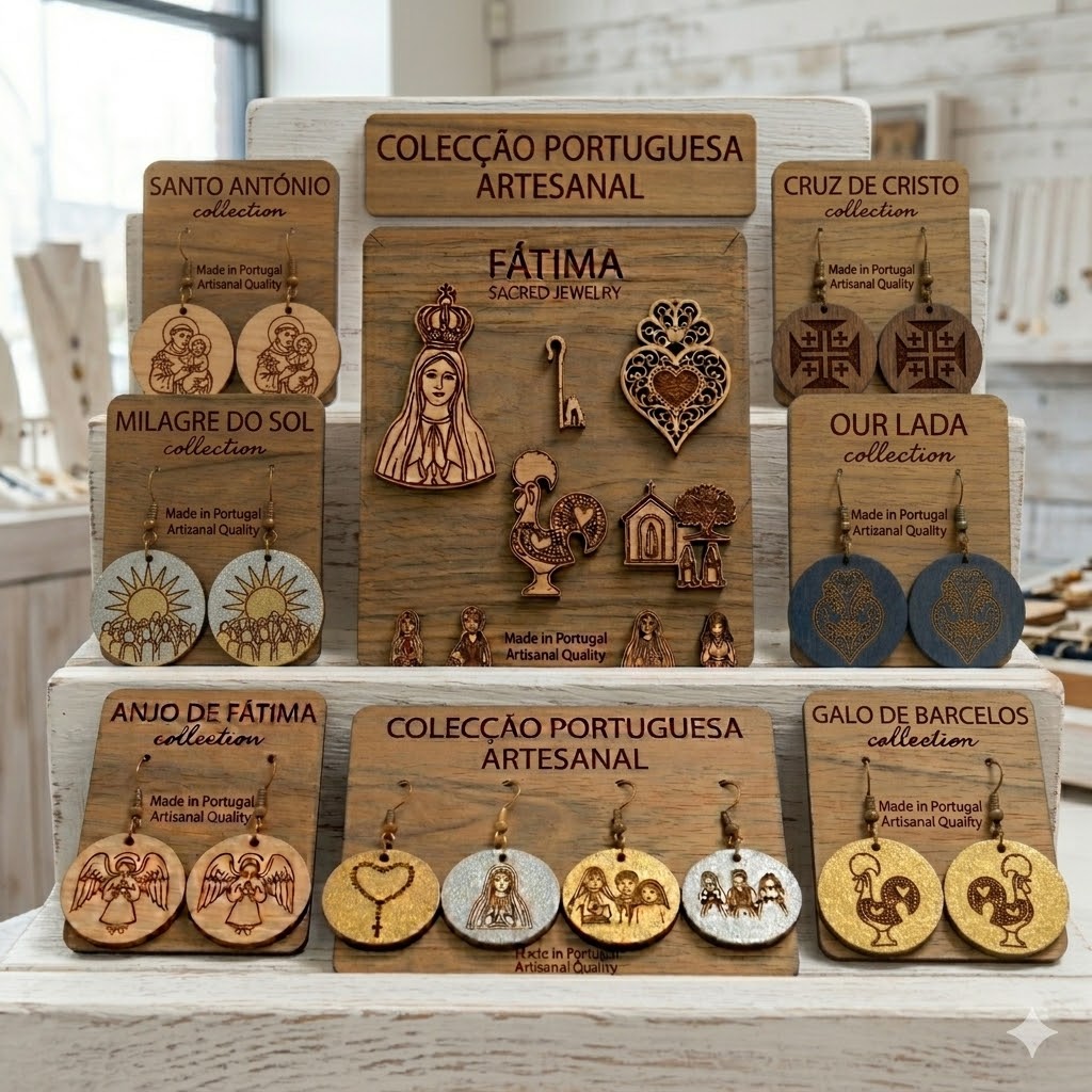 Brincos Fátima Collection