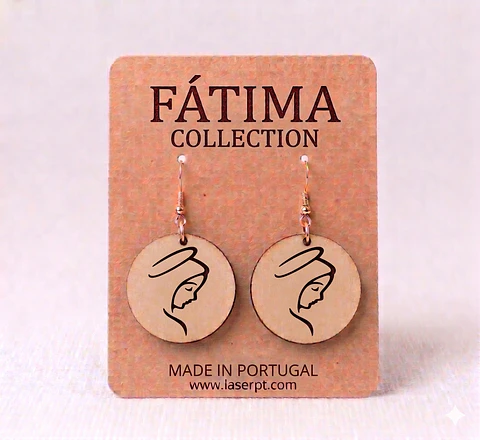 Brincos Par Fátima Silhueta