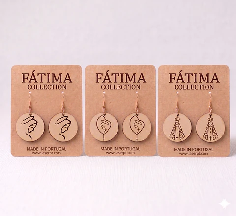 Brincos Par Fátima Collection Pack 3x