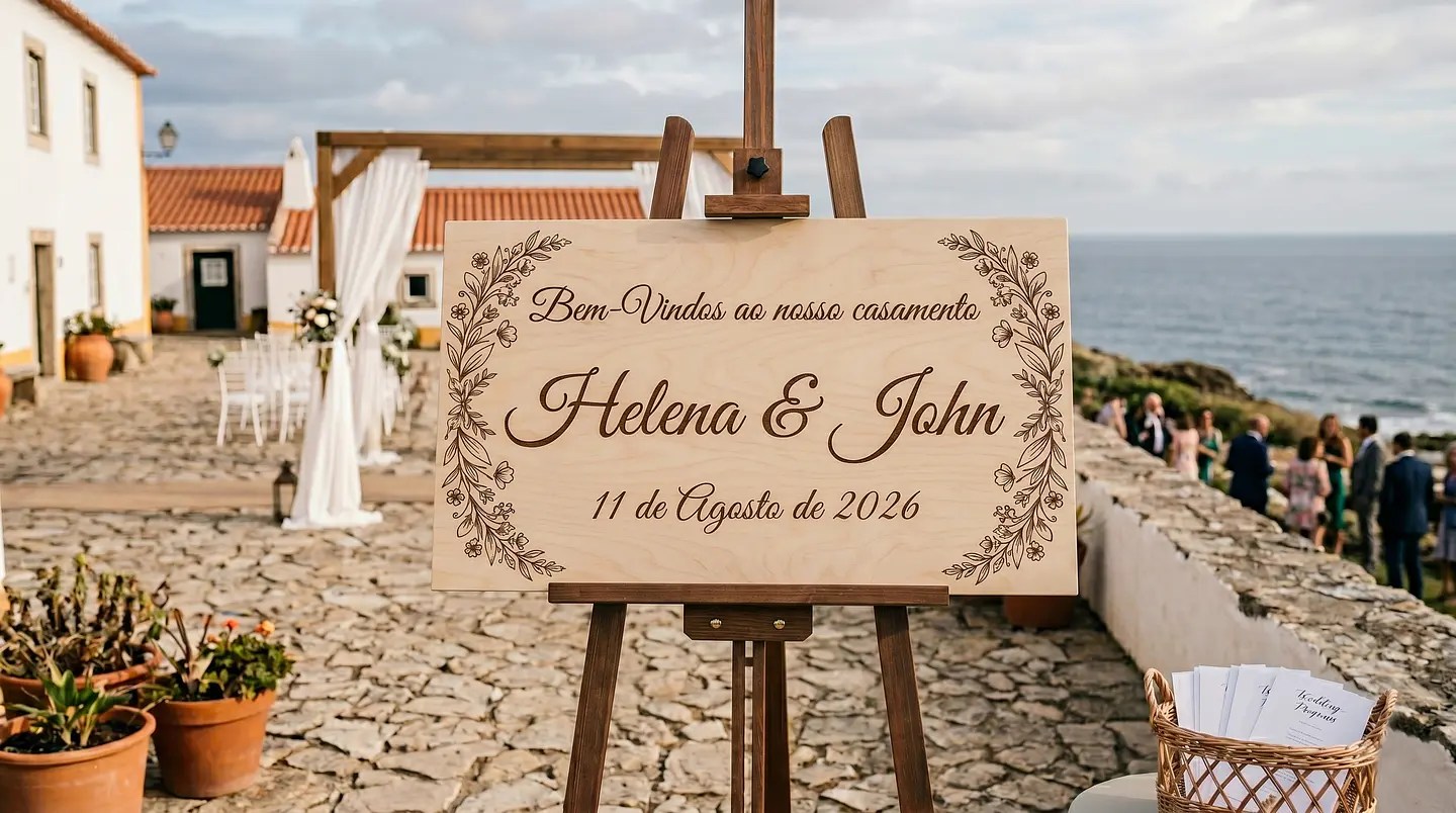 Placas de Receção Madeira 1