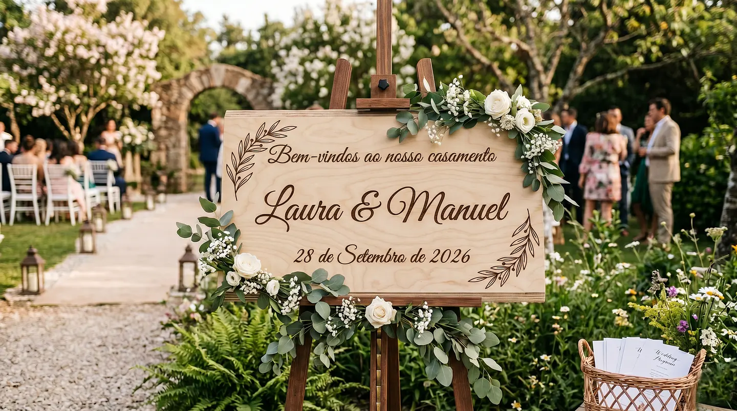 Placas de Receção Madeira 2
