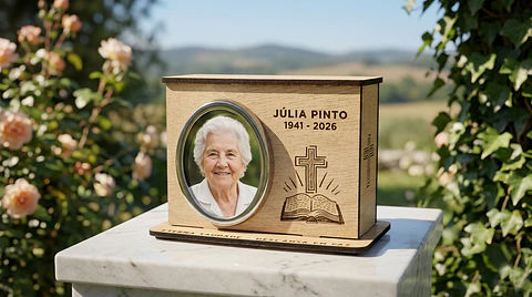 Caixa de Madeira - VIDA 1 Personalizado